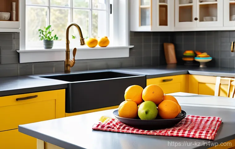 색채와 공간 인식의 심리학 - **Prompt 1: Serene and Productive Home Office**
    A brightly lit, modern home office space filled ...